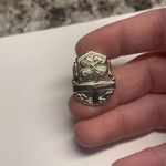 Gold Tone Four Leaf Clover Shamrock Brooch Tack Pin Photo 8