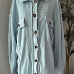 Light Blue Button Photo 0