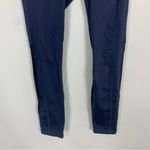 Fabletics Motion365 Navy Blue Black Mesh Panel 7/8 Leggings Size Small Photo 3