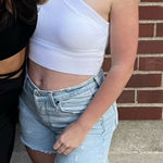 Abercrombie & Fitch White Ottoman Twist Abercrombie Rib Tank Photo 0