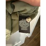 Sanctuary  Womens Shirt Medium Green Button Up Military Long Sleeve Top Photo 3