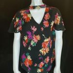 Maeve Anthropologie  Bella Choker Floral Top (S) Photo 3