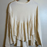 Free People  Oh My Babydoll Thermal waffle knit top Photo 0