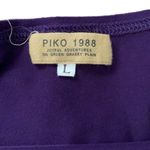 Piko  1988 Purple Long Sleeve Top Size Large Photo 2