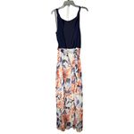 NWT K Studio Collection Maxi Dress MEDIUM Sleeveless Floral Belted Tie Waist Photo 3