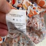 Anthropologie DOLAN Off-The-Shoulder Orange Motif Textured Top Size M Photo 5