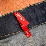 Spanx Dark Wash Stretchy High Waisted Skinny Jeans Size Medium Blue Photo 2