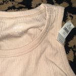 Aerie NWT  Beige Ruched Rib Midi Dress Sz. M Photo 3