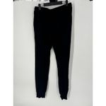 Cotton Citizen  Black Front Seam Tapered Sweatpants Photo 2