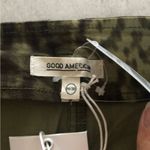 Good American  Jungle Green Paper Bag Rip Stop Pant NEW Photo 5