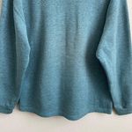 Vintage 90s Blue Yosemite Embroidered Wolf Mountain Crewneck Pullover Sweatshirt Size M Photo 11