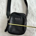 Michael Kors  Medium Leather Logo Tape Crossbody Bag Photo 14