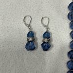 Anne Klein Blue and Silver Beaded Necklace Set Photo 3