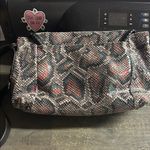 Aimee Kestenberg  Womens Bright Snake Print Leather Shoulder Bag Photo 4