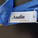 Blue Strapless Bikini Top Blue Swim Top NWT Size Medium Blue Andie Top Photo 5