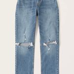 Abercrombie & Fitch Curve Love Ultra High Rise 90s Straight Jean Photo 0