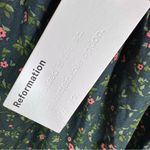 Reformation NWT Fairfield Green Floral Cotton Maxi Dress in Coriander Size 0 Photo 12