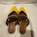 Malone Souliers  X ROKSANDA  37/5  ITALY Yellow and Black Mules Photo 1