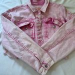 Gianni Bini  Pink Jean Jacket Photo 0