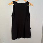 Anthropologie Maeve Black Jersey Sleeveless Vest Top Size Small Preppy Old Money Photo 6