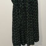 Urban Outfitters Green Floral Wrap Mini Dress Short Sleeve Lined Size Small Photo 6