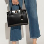 Tory Burch Robinson Small Spazzolato Tote Bag Photo 0