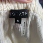 1. State  NEW antique white off the shoulder top‎ size medium eyelet sleeves Photo 8