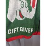 30 Watt Sweater XS Green Red Ugly Christmas Subpar Gift Giver Elephant Photo 2