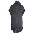 None Gray Knitted‎ Pocket Gray Shawn Wool Blend Size Medium Photo 1