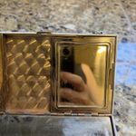 Vintage Mother of Pearl Minaudiere Compact Purse Evening Cosmetic Bag Mirror VTG Photo 11