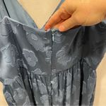 Gorgeous NWT Sachin & Babi chambray blue faux wrap ruffle floral maxi dress Size 10 Photo 8