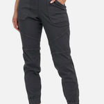 Spanx  Women's Stretch Twill Slim-Fit Cargo Jogger Pants, Washed Black‎ Size S Photo 0