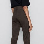 ZARA ✨ Faux Suede Mid-Rise Pull on Pant✨ Photo 0