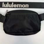 Lululemon Everywhere Belt Bum Bag 1L Black Crossbody Waist Fanny Pack Spellout Photo 10