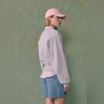 Maison Labiche “Not‎ a Cliché” Crewneck Organic Cotton Sweatshirt Size XS Gray Photo 10