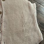 Liz Claiborne Lizwear Beige Knit Lace-Up Vest Sweater vintage Photo 3