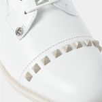 NWT Women’s G/Fore Gallivanter Leather Stud Cap Toe Golf Shoe size 8.5 White Photo 6