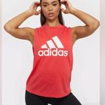 Adidas ‎ coral pink women’s tank top Photo 2
