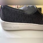 Michael Kors Black Slip-On Mini Mk Logo Womens Shoes Size 7M Photo 5