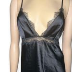 Victoria's Secret Victoria’s Secret women's Elegant Black Lace Trim Nightgown size L Photo 2