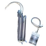 Nine West Ivory and brown Plaid detail small cross body bag with matching wallet Photo 7