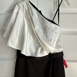 Mac Duggal Two Toned Ruffled One Shoulder Gown Dress- NWT Photo 4