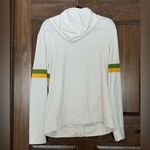 None America’s Shamrock Run White Hoodie with Green and Yellow Stripes Size XL Photo 3