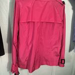 Chico's Fuchsia Pink Pea Coat Style Jacket SZ 1 EUC Photo 5