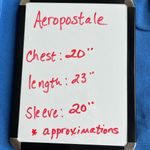 Aeropostale Y2K Sweatshirt Blue Aero Cotton Womens XS Photo 8