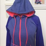 Champion CG by Purple Blue Pink Hoodie Sweatshirt Photo 1
