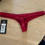 Body Glove  Cranberry Thong Bottoms, Small, NWT Photo 3