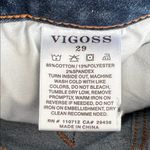 Vigoss Blue Skinny Distressed Jeans Thompson Tomboy Size 29 Photo 8