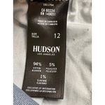 Hudson  Women’s Icy Blue Button Back Pockets Jeans, size 12, H0524-01 Photo 11