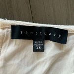 Sanctuary Womens Dress XS White Crochet Lined Knee Length Midi Boho Cottagecore Photo 7